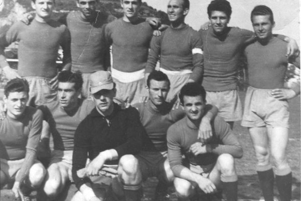 Monselice 1952-53 - Masiero, Buson, Dall’Angelo G, Baratto, Soloni V, Piva; Ceccon, Fratucello, Cavaliere, Rocca, Trentin